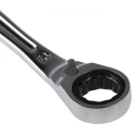 Facom Standard Open End Combined Ratchet Spanner 19 mm, Chrome Vanadium Steel, 247mm Length 467BR.19