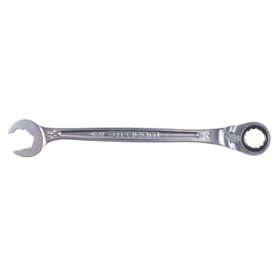Facom Metric Fast Open End Combined Ratchet Spanner 11 mm, Chrome Vanadium Steel, 165mm Length 467BR.11