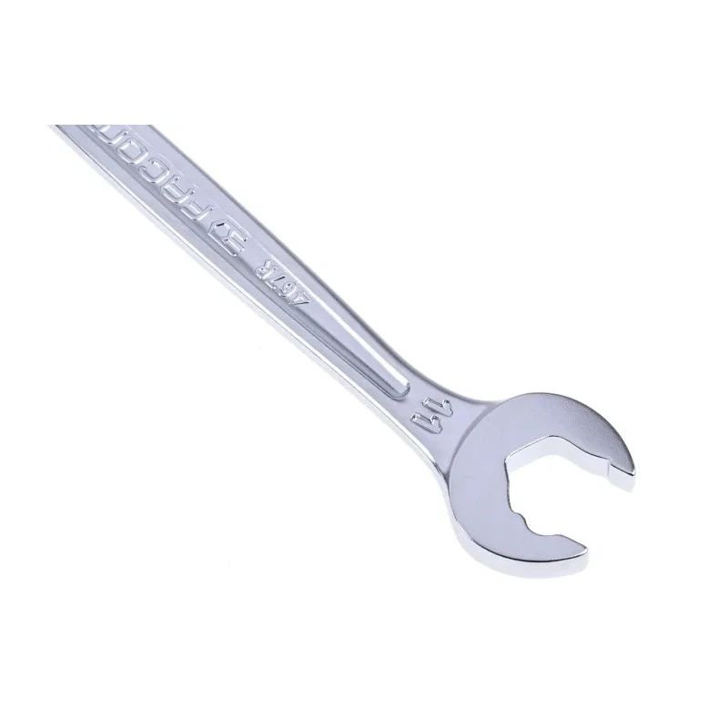 Facom Metric Fast Open End Combined Ratchet Spanner 11 mm, Chrome Vanadium Steel, 165mm Length 467BR.11