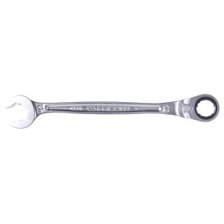 Facom Metric Fast Open End Combined Ratchet 12 mm, 171mm Overall Length, Chrome Vanadium Steel 467BR.12