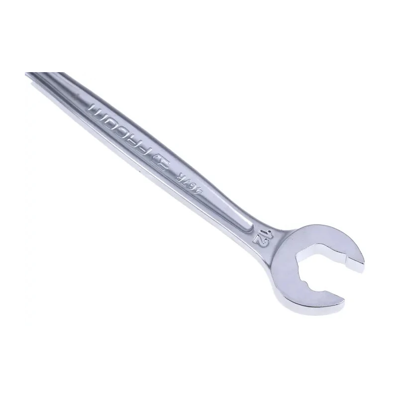 Facom Metric Fast Open End Combined Ratchet 12 mm, 171mm Overall Length, Chrome Vanadium Steel 467BR.12