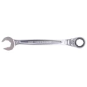 Facom Metric Fast Open End Combined Ratchet 14 mm, Chrome Vanadium Steel, 190mm Overall, Ratchet Type 467BR.14