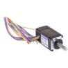 Sanyo Denki SH2141 Series Bipolar Stepper Motor 24V, 6.5mNm Torque, 1.8° Step Angle, 14x14 mm Frame, 4 mm Shaft SH2141