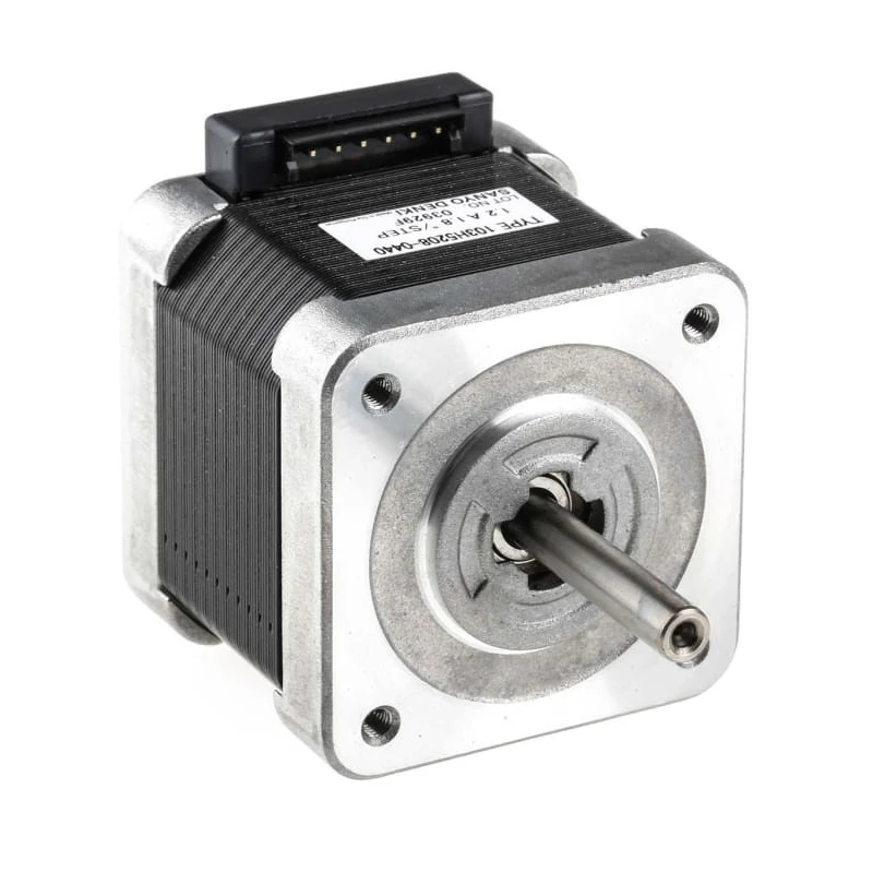 Sanyo Denki Unipolar Stepper Motor 24V, 0.3Nm Holding Torque, 1.8° Step Angle, 42x42 mm Frame, 5 mm Shaft 103H5208-0440