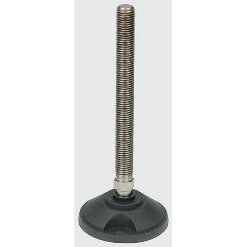 Nu-Tech Engineering Stainless Steel M20 100 mm Diameter Adjustable Foot with 2000 kg Static Load Capacity and 10 ° A195/003