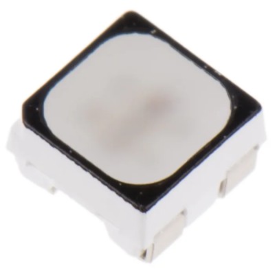 Nichia 2.45 V RGB LED PLCC 4 Surface with 3 LEDs 60° Viewing Angle Milky White Lens NESM026DT-RGB-R-T