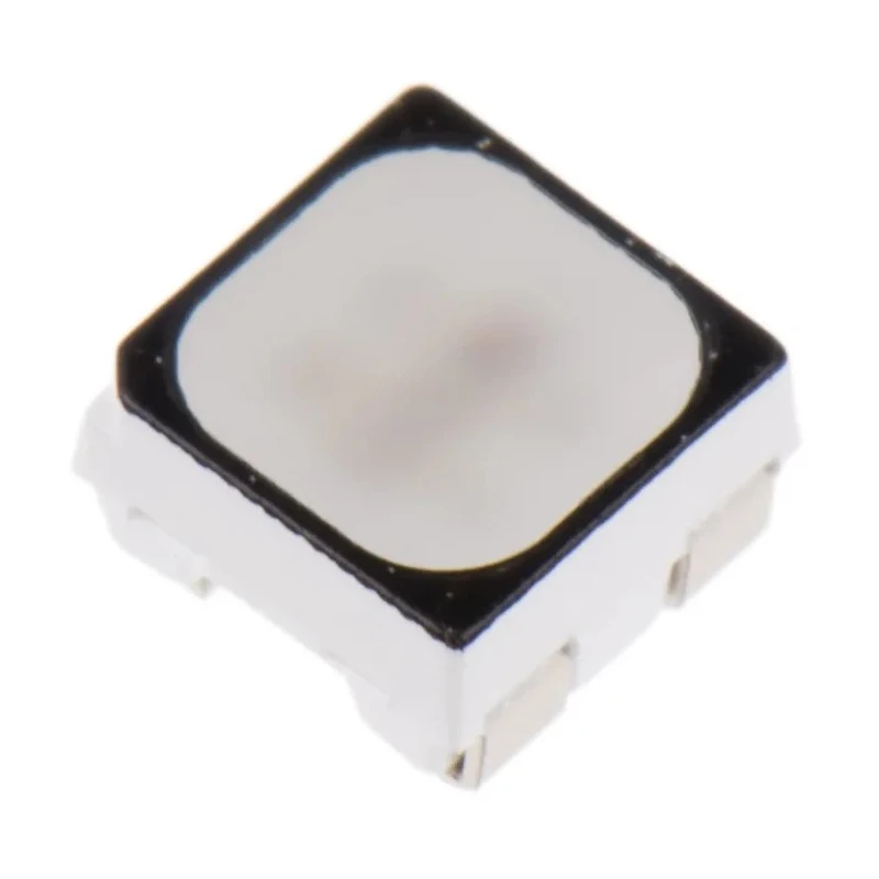 Nichia 2.45 V RGB LED PLCC 4 Surface with 3 LEDs 60° Viewing Angle Milky White Lens NESM026DT-RGB-R-T