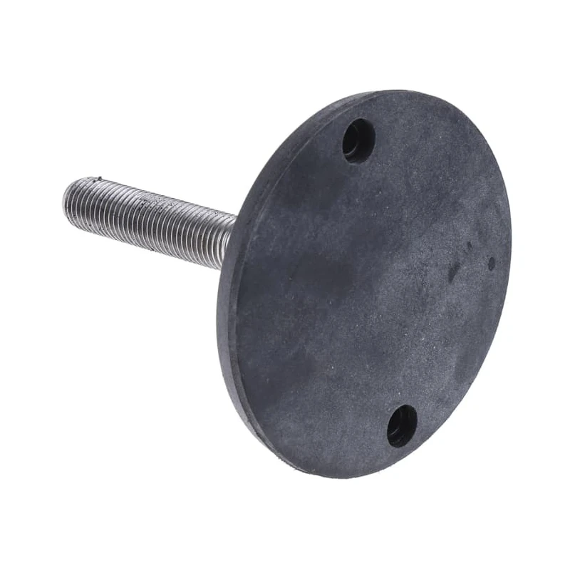 Nu-Tech Engineering Stainless Steel Adjustable Foot M16 Thread, 100 mm Dia. Base, 2000 kg Static Load Capacity, 10° A195/005