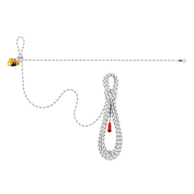 Petzl 5 m Work Positioning Adjustable Work Positioning Lanyard with Locking Carabiner L052AA03