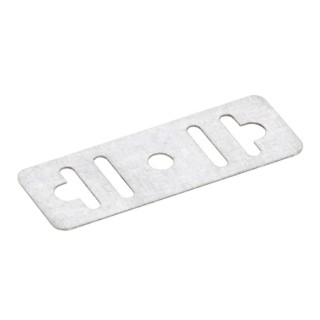 RS PRO Natural Steel Fire Rated Cable Clip 8 mm Max Bundle Diameter Screw Fixing 56 mm Length 20 mm Width 8 mm Depth 182-3854