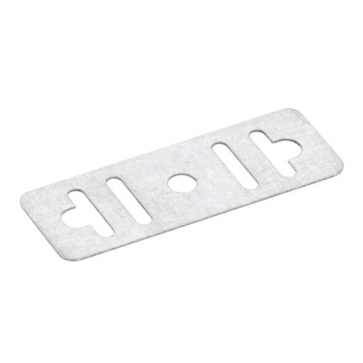 RS PRO Natural Steel Fire Rated Cable Clip 8 mm Max Bundle Diameter Screw Fixing 56 mm Length 20 mm Width 8 mm Depth 182-3854