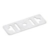 RS PRO Natural Steel Fire Rated Cable Clip 8 mm Max Bundle Diameter Screw Fixing 56 mm Length 20 mm Width 8 mm Depth 182-3854