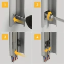 RS PRO Natural Steel Fire Rated Cable Clip 8 mm Max Bundle Diameter Screw Fixing 56 mm Length 20 mm Width 8 mm Depth 182-3854