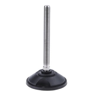 Nu-Tech Engineering Stainless Steel Adjustable Foot M16 Thread Size 100 mm Base Diameter 2000 kg Static Load A195/002