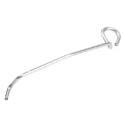 RS PRO Natural Steel Cable Clip Screw Fixing 50 mm Length 12 mm Width 8 mm Depth 182-3864