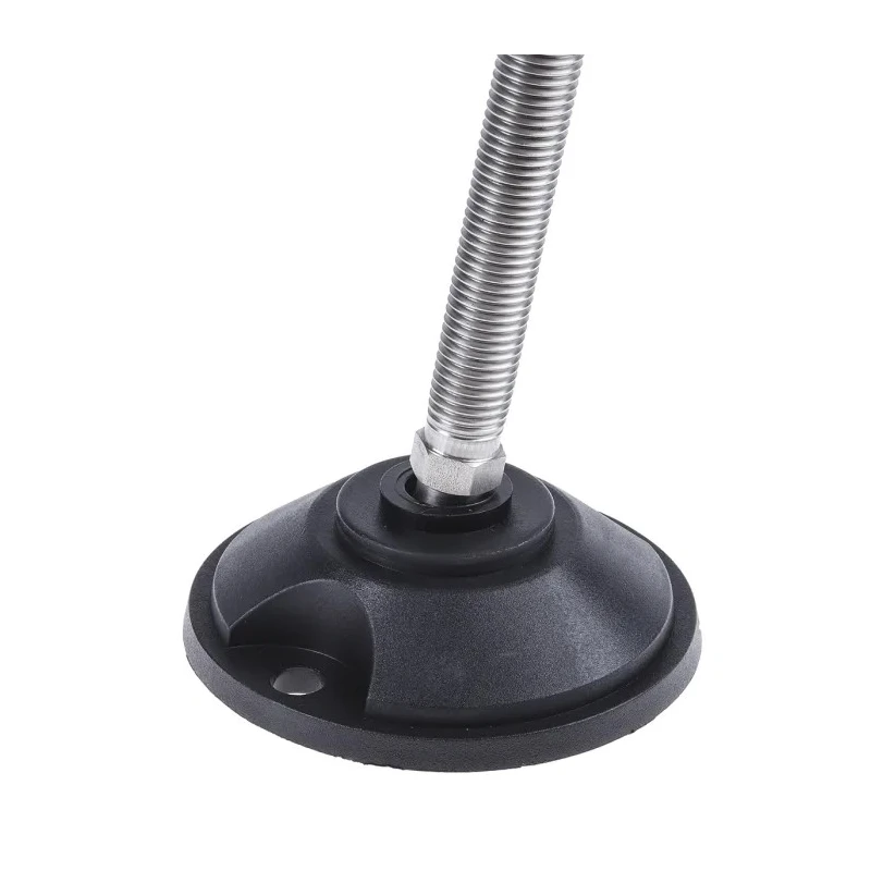 Nu-Tech Engineering Stainless Steel Adjustable Foot M16 Thread Size 100 mm Base Diameter 2000 kg Static Load A195/002