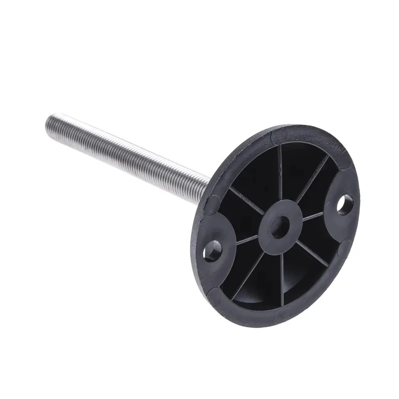 Nu-Tech Engineering Stainless Steel Adjustable Foot M16 Thread Size 100 mm Base Diameter 2000 kg Static Load A195/002