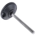 Nu-Tech Engineering Stainless Steel Adjustable Foot M16 Thread Size 100 mm Base Diameter 2000 kg Static Load A195/002