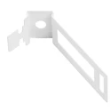 RS PRO Galvanised Steel White Conduit Clip Fitting Model 182-3862, Compliant with 18th Edition Wiring Regulations