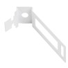 RS PRO Galvanised Steel White Conduit Clip Fitting Model 182-3862, Compliant with 18th Edition Wiring Regulations
