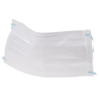 RS PRO Disposable Face Mask 100 per Package White Cleanroom Polypropylene 829-5269