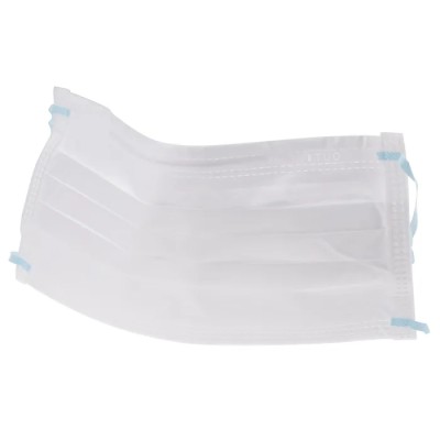 RS PRO Disposable Face Mask 100 per Package White Cleanroom Polypropylene 829-5269