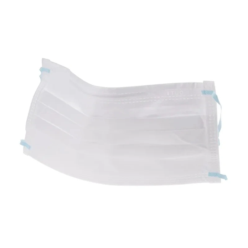 RS PRO Disposable Face Mask 100 per Package White Cleanroom Polypropylene 829-5269
