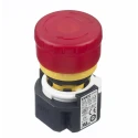 Idec Twist Release Illuminated Emergency Stop Push Button Panel Mount 16mm Cutout 2 NC IP65 XA1E-LV302Q4R