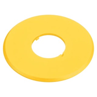 Idec Legend Plate Push Button Label 16mm E-stop Yellow Blank Nameplate HAAV-0