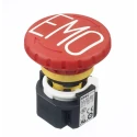 Idec XA Series Twist Release Emergency Stop Push Button Panel Mount 16mm Cutout 1 NO/3 NC IP65 