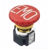 Idec XA Series Twist Release Emergency Stop Push Button Panel Mount 16mm Cutout 1 NO/3 NC IP65