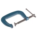 RS PRO Steel Blue Finish 100 mm Jaw Opening 60 mm Jaw Depth G Clamp RS-829-6155