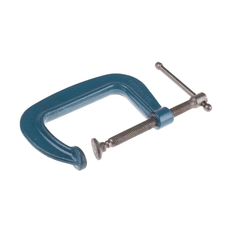 RS PRO Steel Blue Finish 100 mm Jaw Opening 60 mm Jaw Depth G Clamp RS-829-6155