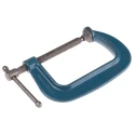 RS PRO Steel Blue Finish 100 mm Jaw Opening 60 mm Jaw Depth G Clamp RS-829-6155