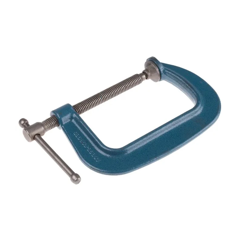 RS PRO Steel Blue Finish 100 mm Jaw Opening 60 mm Jaw Depth G Clamp RS-829-6155