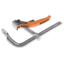 RS PRO 160 mm Chrome Finish Lever Clamp Steel Jaw Opening 160mm Length 800mm RS PRO 829-6164