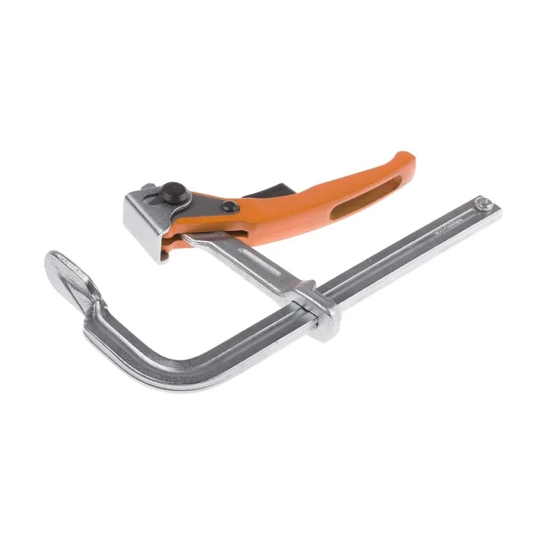 RS PRO 160 mm Chrome Finish Lever Clamp Steel Jaw Opening 160mm Length 800mm RS PRO 829-6164