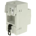ABB 16A Grey 1 Gang Plug Socket Indoor Type L Italian DIN Rail Mount 2CSM110000R0701 M1173