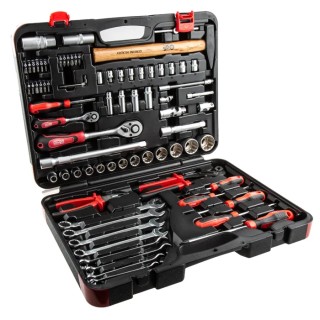 RS PRO 78 Piece Mechanical Tool Kit with High-Grade Chrome Vanadium Steel Tools and Carry Case 829-6568