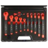 RS PRO Insulated Combination Spanner Set 11 Pieces 7 to 17 mm Chrome Vanadium Steel 829-6546