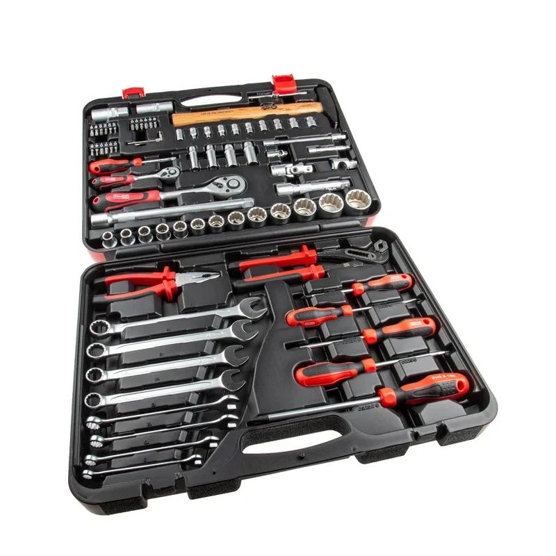 RS PRO 78 Piece Mechanical Tool Kit with High-Grade Chrome Vanadium Steel Tools and Carry Case 829-6568