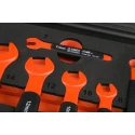 RS PRO Insulated Combination Spanner Set 11 Pieces 7 to 17 mm Chrome Vanadium Steel 829-6546