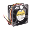 Sanyo Denki San Ace 9WP Series Axial Fan 12V DC 1.32W 110mA Max 31.8m³/h IP68 60x60x25mm 