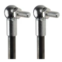Camloc Gas Springs Steel Gas Strut with Ball & Socket Joint 250mm Stroke Length, 560mm Extended Length SSV1080800003
