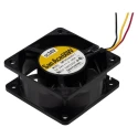Sanyo Denki San Ace 9WP Series Axial Fan 24V DC 1.44W 31.8 m³/h Air Flow IP68 60mm x 60mm x 25mm 