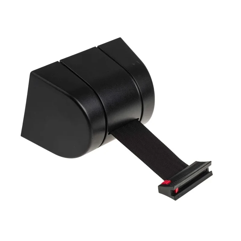 RS PRO Black Retractable Safety Barrier Polyester Tape 48mm Width 4.6m Length 829-9078