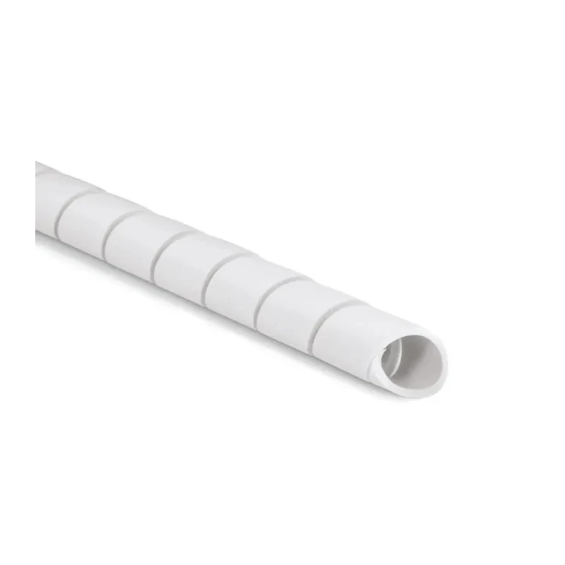 HellermannTyton Spiral Cable Wrap White, 16 mm Nominal Diameter, 30m Length, PEFR Material, Fire Resistant SBPEFR16