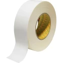 3M White PE Coated Duct Tape 50 mm Width x 50 m Length Synthetic Rubber Adhesive Y-389 BLANC