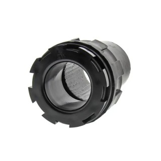 TE Connectivity Black Nylon, Polyolefin Cable Gland Locknut, 2-8 UN Thread, 19.1 mm Minimum Cable Diameter, 40.6 mm CES-4