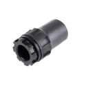 TE Connectivity CES Series Black Nylon, Polyolefin Cable Gland Locknut 1-3/8 to 12 UNF Thread Size, 12.7 mm Min. Cable CES-3